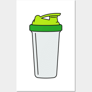 Protein Shake Drink Bottle Posters and Art